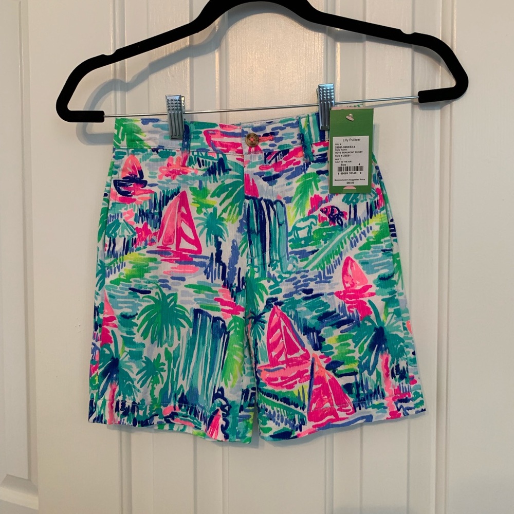 Lilly Pulitzer boys beaumontshort size 4 NWT